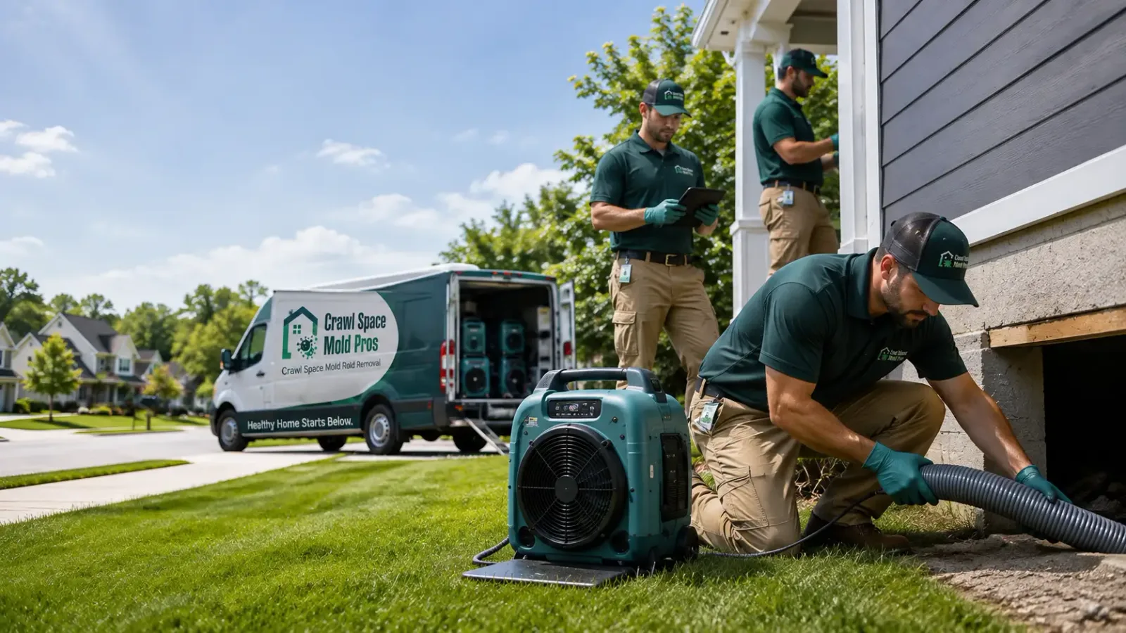 Crawl Space Mold Removal in Carey, OH